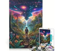 Puzzle da 1000 pezzi per adulti con tema UFO e incanto celeste gioco educativo corsa a tempo ideale come regalo per tutta la famiglia 50x75cm