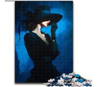 Puzzle da 1000 pezzi per adulti con temperamento di una modella femminile Puzzle da 1000 pezzi per adulti per compleanni, feste e occasioni speciali (dimensioni 26x38cm)