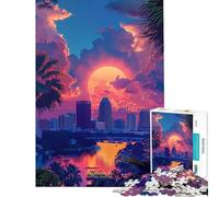 Puzzle da 1000 pezzi per adulti con tramonto a Orlando Florida ideale come regalo o attività divertente da fare a casa Gioco rompicapo per migliorare la memoria adatto a ragazzi dai 14 anni in su
