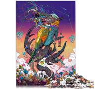Puzzle da 1000 pezzi per adulti con uccello divino 26 x 38 cm Gioco impegnativo e gioco di famiglia per adolescenti dai 14 anni in su