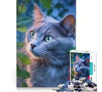 Puzzle da 1000 pezzi per adulti con un simpatico gattino, giocattolo educativo, rilassante e stimolante per l'intelletto, ideale come regalo 50x75cm