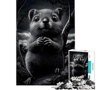 Puzzle da 1000 pezzi per adulti con un simpatico topolino nella foresta Divertente attività da fare in casa gioco pratico per tutta la famiglia adatto a partire dai 14 anni Dimensioni 50x75cm