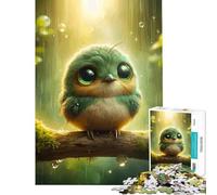 Puzzle da 1000 pezzi per adulti con un simpatico uccellino sotto la pioggia Giochi per tutta la famiglia stimolanti e divertenti ideali come regalo o antistress (dimensioni 50x75cm)