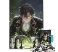 Puzzle da 1000 pezzi per adulti con un uomo anime che gioca a scacchi con la magia Una sfida impegnativa da completare perfetta come decorazione o gioco divertente adatto a partire dai 14 anni 38x26cm