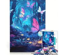 Puzzle da 1000 pezzi per adulti con una bellissima farfalla, decorazione da parete, attività interattiva genitore-figlio, ideale come regalo 50x75cm