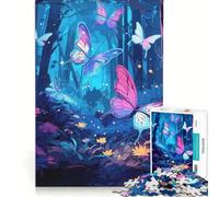 Puzzle da 1000 pezzi per adulti con una bellissima farfalla, gioco rompicapo, attività divertenti da fare a casa, collezione d'artista, belle arti 38x52cm