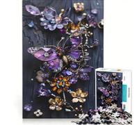 Puzzle da 1000 pezzi per adulti con una bellissima farfalla, gioco rompicapo, divertente antistress, ideale per rafforzare il legame di coppia 50x75cm