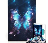 Puzzle da 1000 pezzi per adulti con una bellissima farfalla, ideale per giochi in famiglia, decorazione perfetta e regali unici per compleanno e Natale 38x52cm