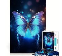 Puzzle da 1000 pezzi per adulti con una bellissima farfalla,taglio netto,gioco creativo per sviluppare abilità,ideale per il tempo libero,regalo di Natale rilassante (50x75cm)