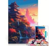 Puzzle da 1000 pezzi per adulti con un'immagine mozzafiato del Giappone, giochi educativi, per divertimento in famiglia, collezione d'artista, belle arti 50x75cm