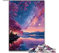 Puzzle da 1000 pezzi per adulti con vista notturna, puzzle da 1000 pezzi per adulti, per compleanni, feste e occasioni speciali (dimensioni 26x38cm)