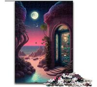 Puzzle da 1000 pezzi per adulti con viste surreali, puzzle in legno, dimensioni 50x75cm, adolescenti, coppie e amici per compleanni e Natale.