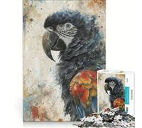 Puzzle da 1000 pezzi per adulti con vivida immagine di un'ara gioco interattivo allena la mente e la manualità ogni pezzo è unico 38x26cm