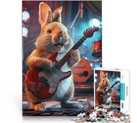 Puzzle da 1000 pezzi per adulti Coniglio Aiuta il cervello ad allenare i giocattoli che creano dipendenza per coltivare la pazienza Opera d'arte 75x50cm