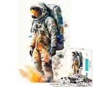 Puzzle da 1000 pezzi per adulti Conquistatori Spaziali Gioco Impossibile Gioco Educativo Sfida Giocattolo Idee Regalo Apprendimento Educativo (Dimensioni 75x50cm)
