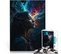 Puzzle da 1000 pezzi per adulti Contemplando l'abisso cosmico Giocattolo educativo per l'apprendimento Decorazioni e regali unici per la casa 75x50cm
