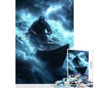 Puzzle da 1000 pezzi per adulti contro la tempesta decorazione per la casa giocattoli regalo divertente gioco pratico stimolante intellettuale dimensioni 38x26cm