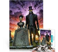 Puzzle da 1000 pezzi per adulti Coppia di diavoli Giocattolo educativo intellettuale decomprimente Regalo di compleanno, regali, arte murale 38x52cm