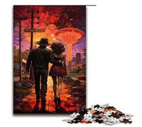 Puzzle da 1000 pezzi per adulti Coppia sulla strada Puzzle per bambini Puzzle in legno Gioco educativo per adulti 75x50cm