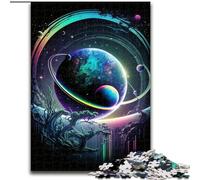 Puzzle da 1000 pezzi per adulti, Corgi Astronauta, puzzle in cartone, Capodanno, regalo per le feste (dimensioni 26x38cm)