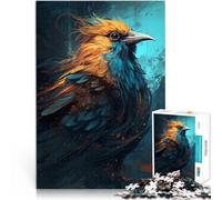 Puzzle da 1000 pezzi per adulti Corvo Creature mistiche Difficile da completare ma divertente e umoristico Ottimi regali e giocattoli 75x50cm