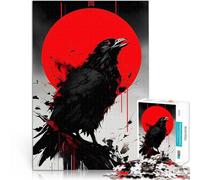 Puzzle da 1000 pezzi per adulti Corvo Uchiha Aiuta il cervello ad allenare i giocattoli che creano dipendenza per coltivare la pazienza Buon regalo 52x38cm