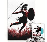 Puzzle da 1000 pezzi per adulti Cosa desidera la lancia di uno spartano - Decorazione da parete compleanni e Natale 38x26cm