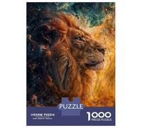 Puzzle Da 1000 Pezzi Per Adulti Cosmic Abstract Lion Puzzle Per Adulti Gioco Per Famiglie Regali Per Donne Regali Unici Per Compleanno E Natale 38x26cm/1000pcs
