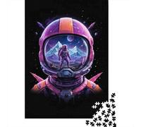 Puzzle Da 1000 Pezzi Per Adulti Cosmic Explorer's Helmet Puzzle Per Adulti Gioco Pratico Vacanza A Casa Passatempo Regali Unici Per Compleanno E Natale 52x38cm/1000pcs