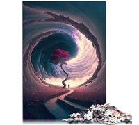 Puzzle da 1000 pezzi per adulti "Cosmic Gateway" giocattolo educativo 26 x 38 cm, intera famiglia a partire dai 14 anni in su