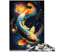 Puzzle da 1000 pezzi per adulti Cosmic Koi Giocattoli educativi di apprendimento da regalare a tutta la famiglia 19,7 pollici x 29,5 pollici per adolescenti da 14 anni e oltre