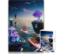 Puzzle da 1000 pezzi per adulti Cosmic Odyssey Meraviglioso per le giornate di svago pigro Affidabile Giocattolo dal taglio aderente Dimensioni 38x26cm