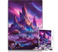 Puzzle da 1000 pezzi per adulti Cosmic Peaks Meraviglioso per le giornate di svago pigro Affidabile Taglio aderente Dimensioni del giocattolo 38x52cm