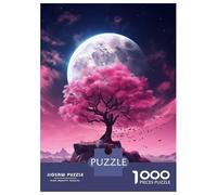 Puzzle Da 1000 Pezzi Per Adulti Cosmic Sakura Tree Adolescenti Puzzle Giocattoli Antistress Sfida Difficile Attività Divertenti A Casa 38x26cm/1000pcs