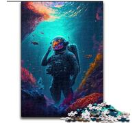 Puzzle da 1000 pezzi per adulti "Cosmic Tides" in legno, un regalo perfetto per il divertimento in famiglia, 50x75cm, per decorare la casa, allenare la mente e come regalo per le feste