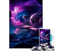Puzzle da 1000 pezzi per adulti Cosmic Vortex Odyssey gioco educativo per famiglie difficile ideale come regalo di Babbo Natale segreto (dimensioni 38x52cm)