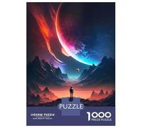 Puzzle Da 1000 Pezzi Per Adulti Cosmos Astronaut Space Puzzle Per Adulti Giochi Divertenti Antistress Aiutano Ad Allenare Il Cervello 38x26cm/1000pcs