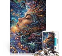 Puzzle da 1000 pezzi per adulti Cosmos Girl Bellezza naturale Giochi educativi Decorazione della casa Migliorare l'amore tra le coppie 75x50cm