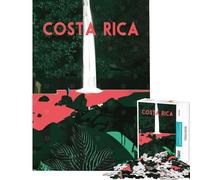 Puzzle da 1000 pezzi per adulti Costa Rica gioco educativo sfida giocattolo divertente ma anche regalo divertente e spiritoso per compleanni (dimensioni 38x26cm)