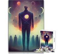 Puzzle da 1000 pezzi per adulti, creatura eterna, accogliente e rilassante, divertimento per il tempo libero, vestibilità perfetta, alta precisione, dimensioni del giocattolo: 38x52cm