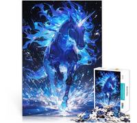 Puzzle da 1000 pezzi per adulti Creatura leggendaria unicorno Giocattolo educativo per l'apprendimento Decorazioni e regali unici per la casa 38x26cm