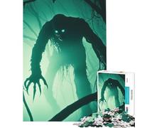 Puzzle da 1000 pezzi per adulti "Creatura nel bosco" - Gioco rilassante educativo artistico regalo per vacanze a casa per passare il tempo (dimensioni 38x52cm)