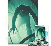 Puzzle da 1000 pezzi per adulti "Creatura nel bosco", gioco rompicapo, decorazione da parete, lista dei desideri con Babbo Natale 38x52cm