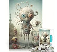 Puzzle da 1000 pezzi per adulti Creatura pazza I, gioco pratico, assemblaggio di modelli, compleanno e altre occasioni 38x26cm