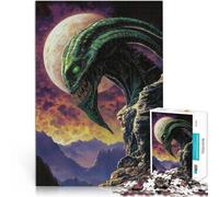 Puzzle da 1000 pezzi per adulti Creature aliene in montagna Vacanza a casa: uccidere il tempo Adatto per la decorazione del desktop 38x26cm