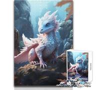 Puzzle da 1000 pezzi per adulti, creature fantasy mitologiche, goditi ore di relax tranquille e accoglienti, taglio netto, giocattolo artigianale durevole, dimensioni 38x52cm
