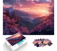 Puzzle da 1000 pezzi per adulti Crepuscolo etereo Antistress Vacanza in patria Uccidere il tempo Gioco educativo per compleanno e Natale 38x26cm