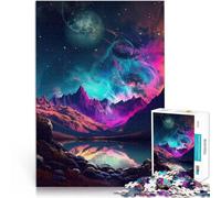 Puzzle da 1000 pezzi per adulti Crepuscolo vorticoso Antistress Vacanza in patria Uccidere il tempo Gioco educativo per compleanno e Natale 52x38cm