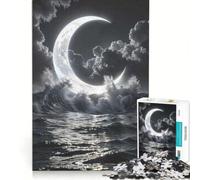 Puzzle da 1000 pezzi per adulti, Crescent Chaos, gioco pratico, migliora la memoria, compleanno e Natale 38x52cm