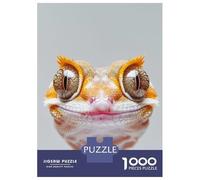 Puzzle Da 1000 Pezzi Per Adulti Crested Gecko Face Puzzle Per Adulti Giochi Rilassanti Difficili Difficili Regali Unici Per Compleanno E Natale 70x50cm/1000pcs
